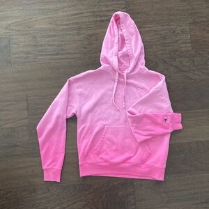 Pink ombre champion hoodie